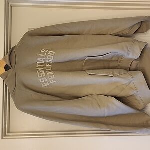 Fear of God Essentials Gray Hoodie
